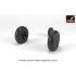 1/48 Hawker "Hurricane" Wheels w/Weighted Tyres