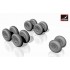 1/72 Antonov An-10 Cat/An-12 Cub Wheels for Roden kits