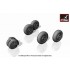 1/72 Mikoyan MiG-31 Foxhound Wheels w/Weighted Tyres & Front Mudguard