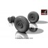 1/72 Iljushin IL-28 Beagle Weighted Wheels
