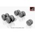 1/72 Tupolev Tu-134 Wheels