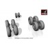 1/72 Tupolev Tu-134 Wheels