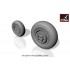 1/72 Tupolev Tu-134 Wheels