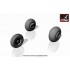 1/72 Antonov An-28 Cash Wheels w/Weighted Tyres