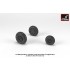 1/72 Mikoyan MiG-21F/F-13/U Fishbed Wheels w/Weighted Tyres (Early)