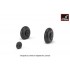 1/72 Iljushin IL-2 Bark (Early) Wheels w/Weighted Tyres