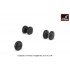 1/72 Iljushin IL-14/14P Wheels w/Weighted Tyres