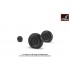 1/72 Junkers Ju 88 Late Wheels w/Weighted Tyres