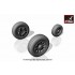 1/72 Northrop F-5E/F Tiger-II Wheels