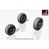 1/72 Northrop F-5E/F Tiger-II Wheels