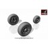 1/72 Northrop F-5E/F Tiger-II Wheels