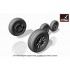 1/72 F-104G Starfighter Wheels w/Optional Nose Wheels