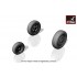 1/72 F-22 Raptor Weighted Wheels 