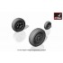 1/72 F-22 Raptor Weighted Wheels 