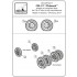 1/72 CH-47 Chinook Wheels