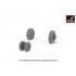 1/72 F-100D Super Sabre Wheels w/Weighted Tyres