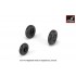 1/72 F-117A Wheels w/Weighted Tyres