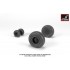 1/72 SH-60 Seahawk Wheels w/Weighted Tyres for RAN S-70B-2, SH-60B/F, HH-60H/J, MH-60J