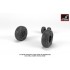 1/72 SH-60 Seahawk Wheels w/Weighted Tyres for RAN S-70B-2, SH-60B/F, HH-60H/J, MH-60J