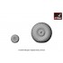 1/72 Dehavilland DH.98 "Mosquito" Wheels