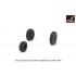 1/72 EE "Lightning-II" Wheels w/Weighted Tyres (Late) for Firefly F Mk.3 - F Mk.6