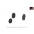1/72 EE "Lightning-II" Wheels w/Weighted Tyres (Late) for Firefly F Mk.3 - F Mk.6