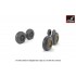 1/72 BAC TSR.2 Wheels w/Weighted Tyres Type.A