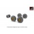 1/72 BAC TSR.2 Wheels w/Weighted Tyres Type.A