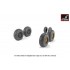 1/72 BAC TSR.2 Wheels w/Weighted Tyres Type.B