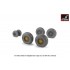 1/72 BAC TSR.2 Wheels w/Weighted Tyres Type.B