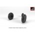 1/72 Hawker "Hurricane" Wheels w/Weighted Tyres