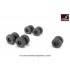 1/72 Transall C-160 Wheels w/Weighted Tyres