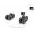 1/72 Transall C-160 Wheels w/Weighted Tyres