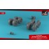 1/72 Concorde Wheels w/Weighted Tires (Early)