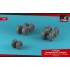 1/72 Concorde Wheels w/Weighted Tires (Early)