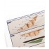 1/56 Pen Duick Easy Wooden Kit with Glue, Brush, Paints, Stand