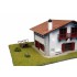 1/72 Village with Carriage Wooden kit (Dimensions: 160 x 113 x 100mm, Base: 300 x 220mm)