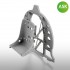 1/48 A6M Bulkhead with Seat In Bottom Position for Eduard kit