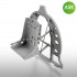 1/48 A6M Bulkhead with Seat In Middle Position for Eduard kit