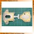 1/350 DKM German Bismarck Wooden Deck for Revell kit #05040