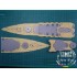 1/350 IJN Battleship Nagato Wooden Deck for Hasegawa kit #40024