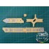 1/350 Imperial Chinese Peiyang Fleet "Ting Yuen" Wooden Deck for Bronco NB5016