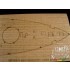 1/350 HMS Warspite Wooden Deck for Academy kit #14105