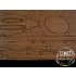 1/350 German Battleship Kronprinz Wooden Deck for ICM kit #S.003