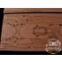 1/350 IJN Kirishima Wooden Deck for Aoshima kit #041185 (PE Parts included)