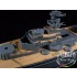 1/350 DKM Bismarck Wooden Deck for Academy kit #BA904