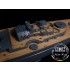 1/350 DKM Bismarck Wooden Deck for Tamiya kit #78013