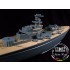 1/350 DKM Tirpitz Wooden Deck for Tamiya kit #78015