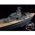1/350 DKM Tirpitz Wooden Deck for Tamiya kit #78015