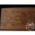 1/350 DKM Tirpitz Wooden Deck for Tamiya kit #78015